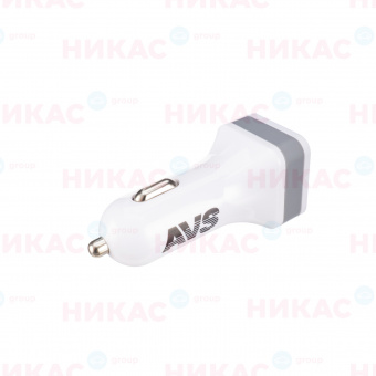 Автомобильное зарядное устройство USB (2 порта) AVS UC-323 (3,6А)
